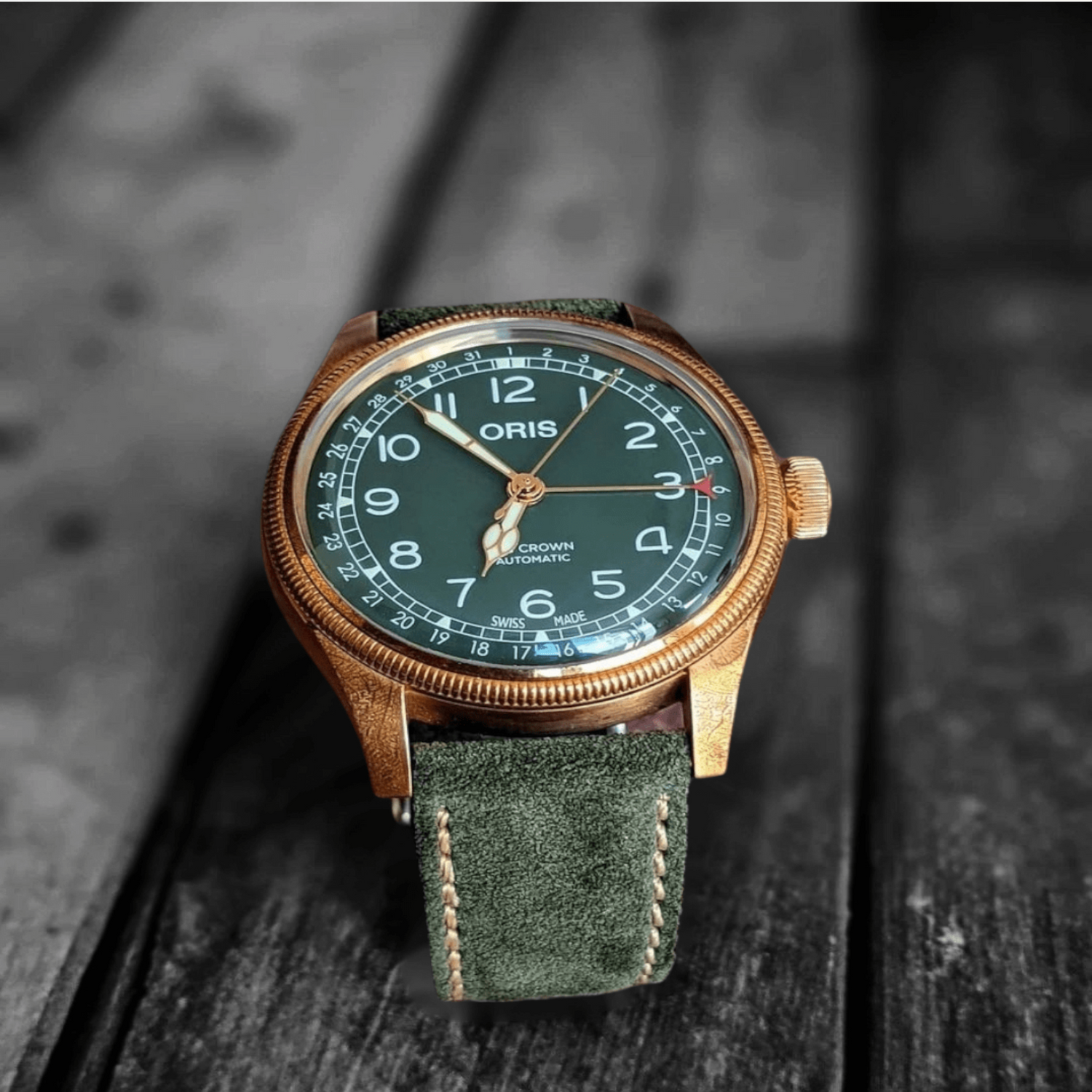 Oris leather strap