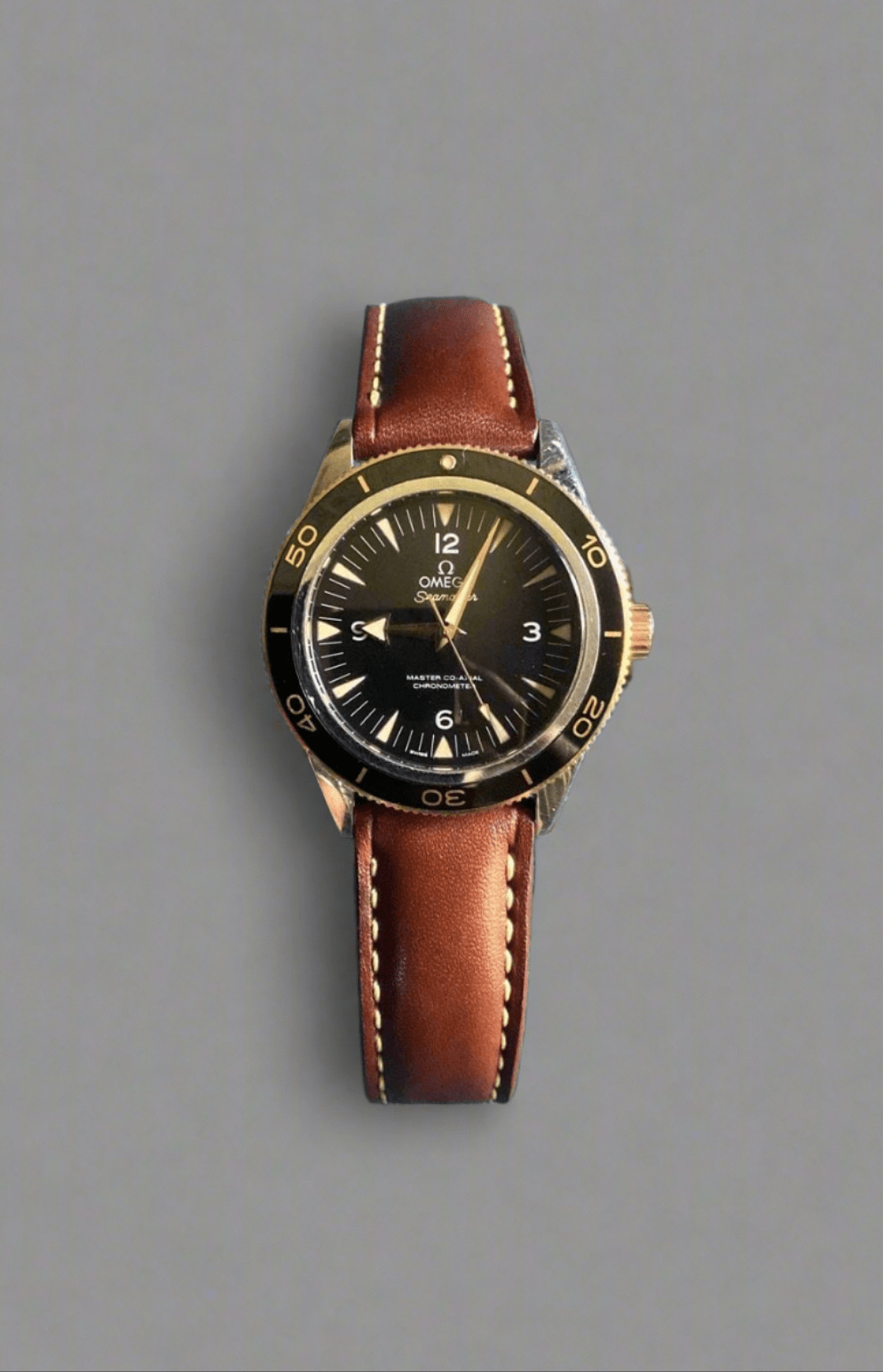 Omega leather strap