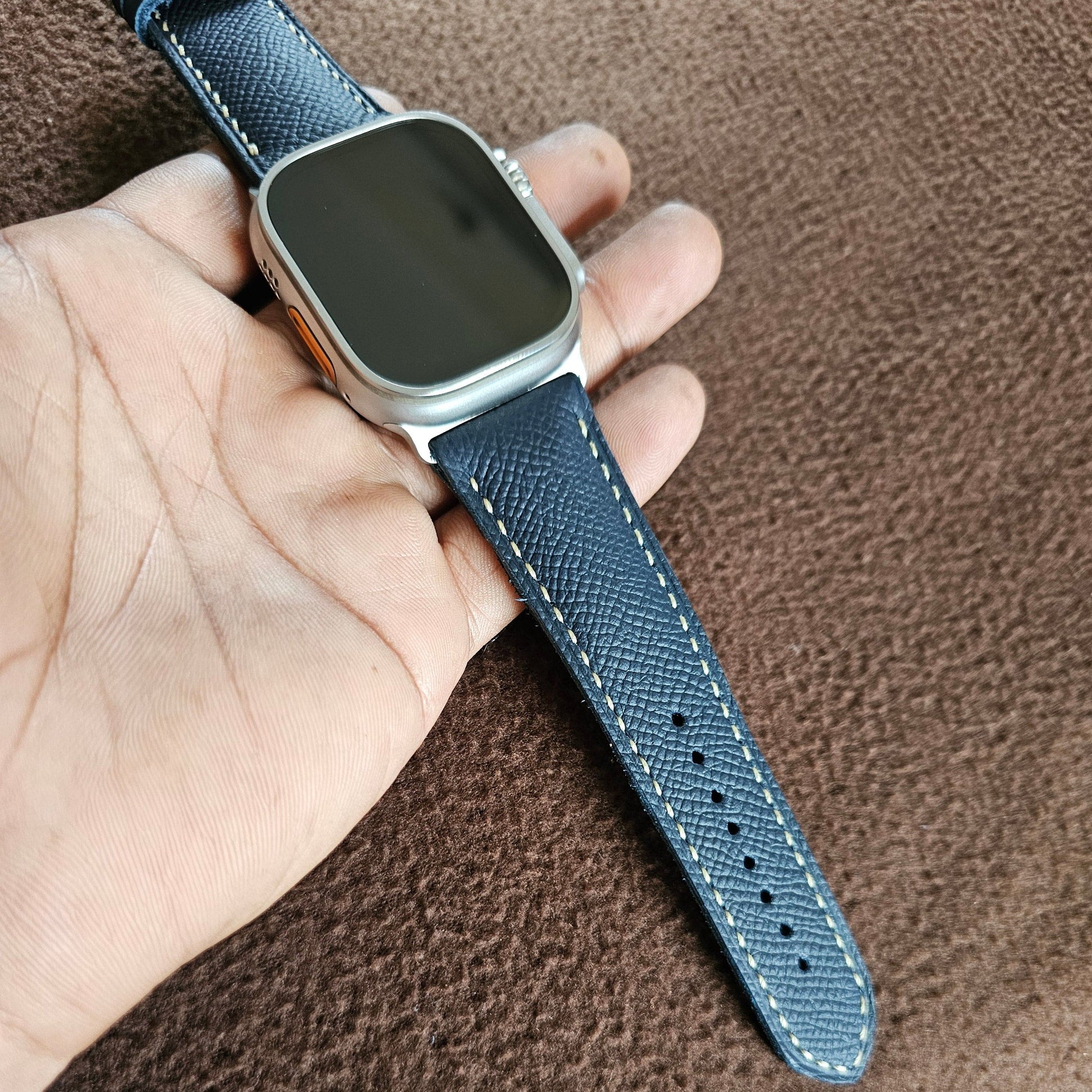 Indianleathercraft applewatchband Epsom leather apple watch bands