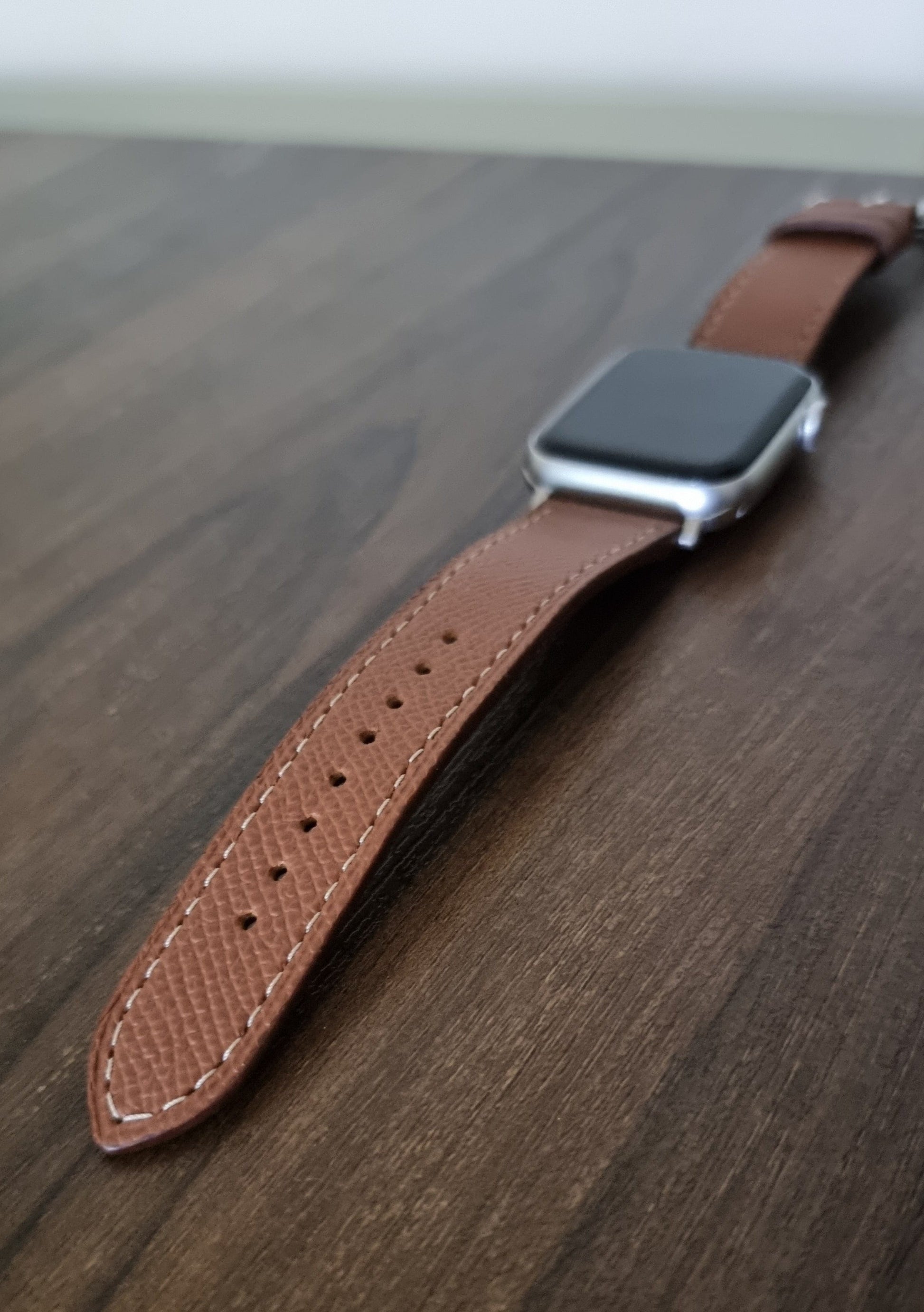 Indianleathercraft Epsom leather apple watch bands