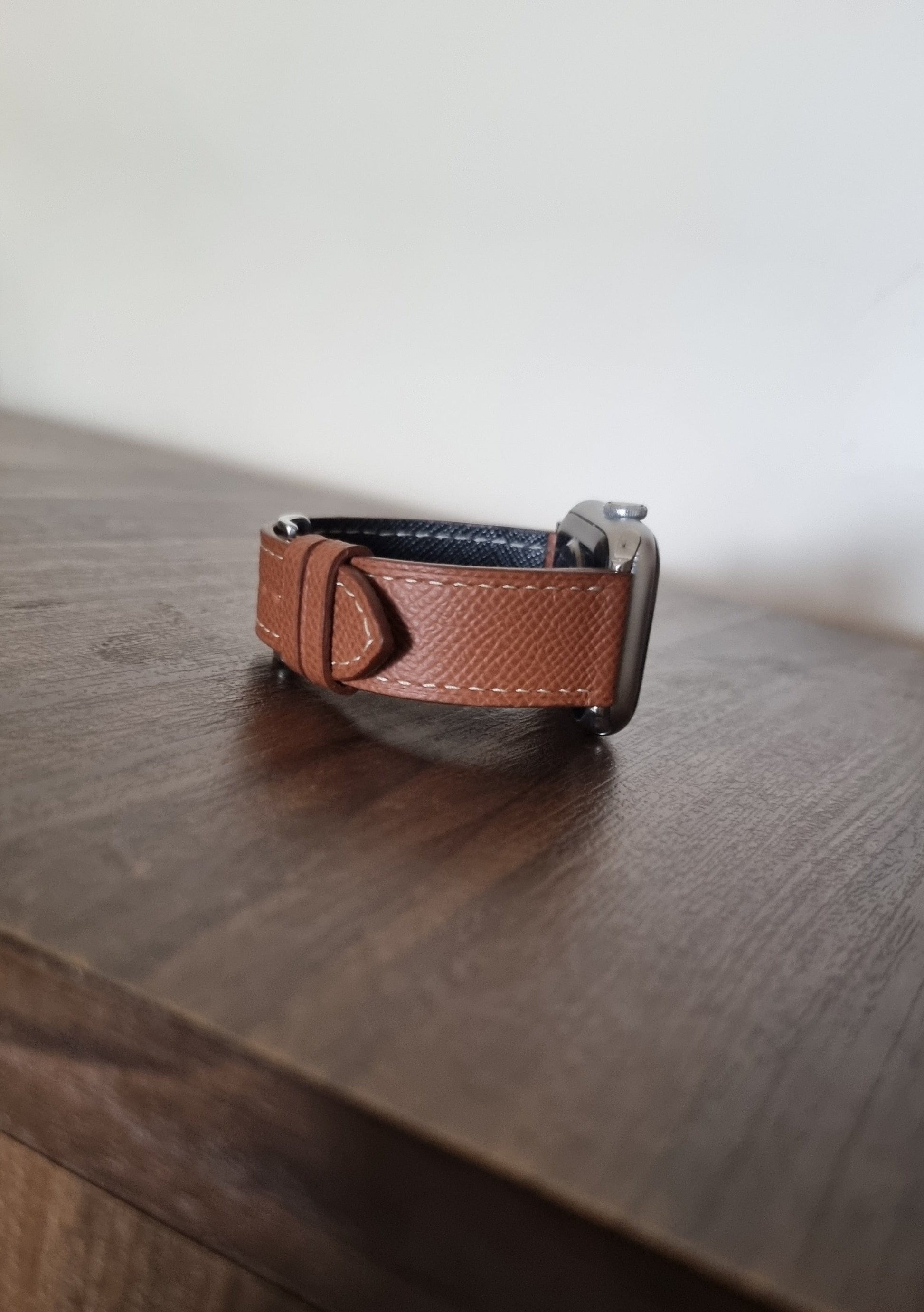 Indianleathercraft Epsom leather apple watch bands