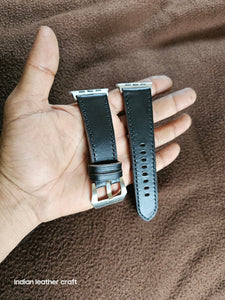 Indianleathercraft Horween Leather Apple Watch Bands