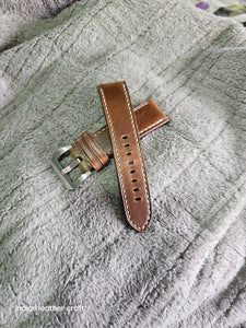 Indianleathercraft Natural / 20mm Horween leather watch strap