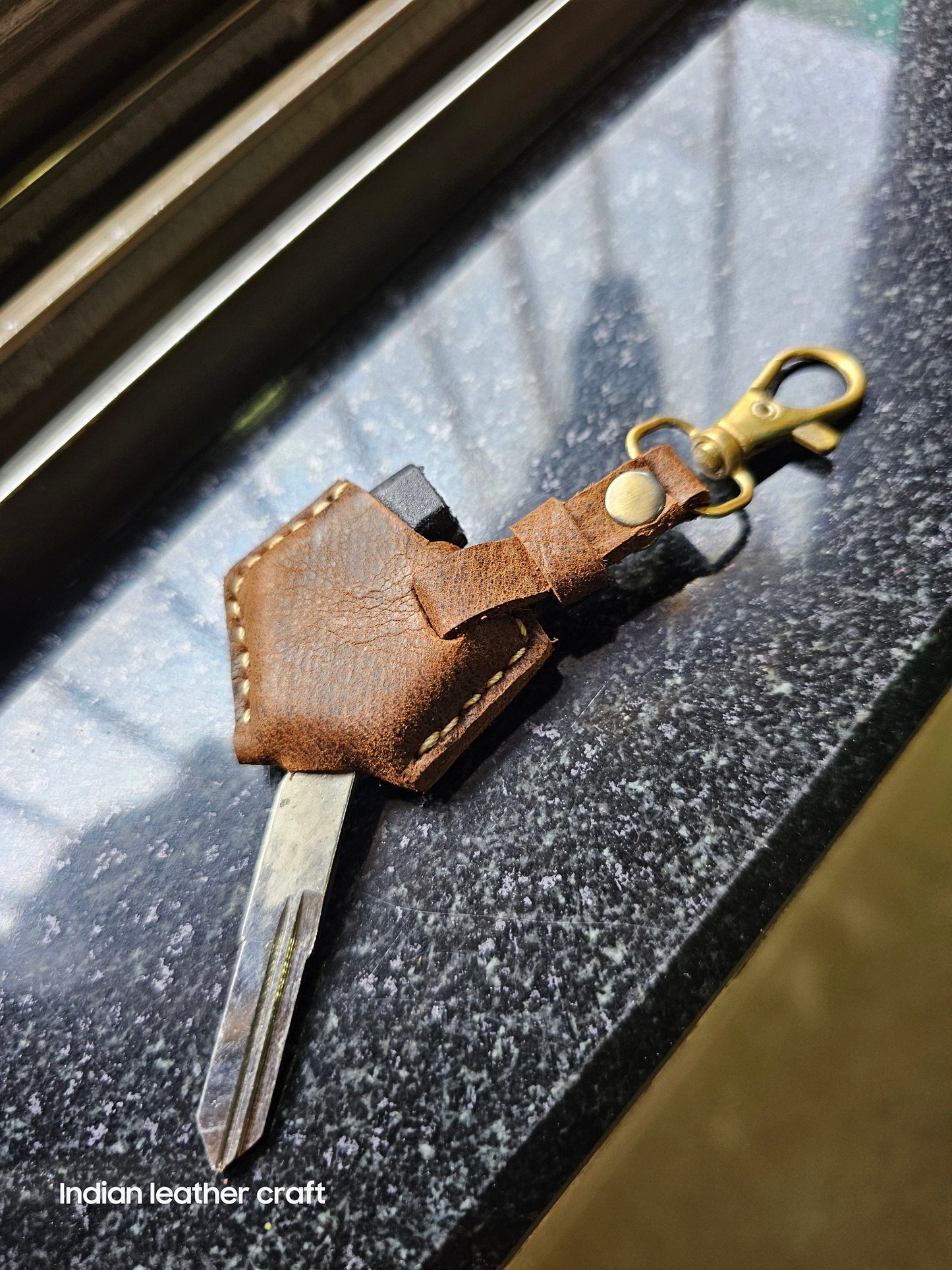 Indianleathercraft Suzuki access 125 leather keycover