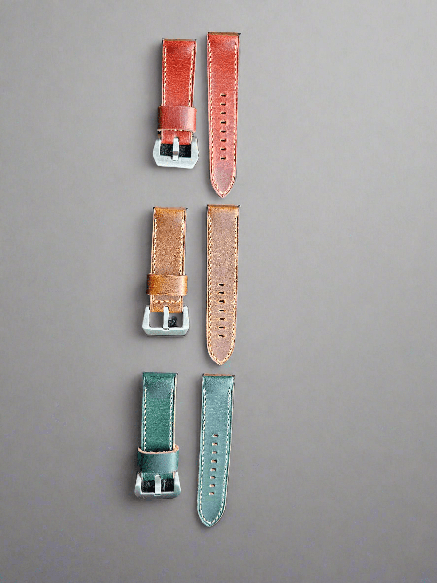 Indianleathercraft Watch Bands Handmade leather strap for luminor panerai