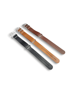 Indianleathercraft Watch straps Handmade nato leather strap