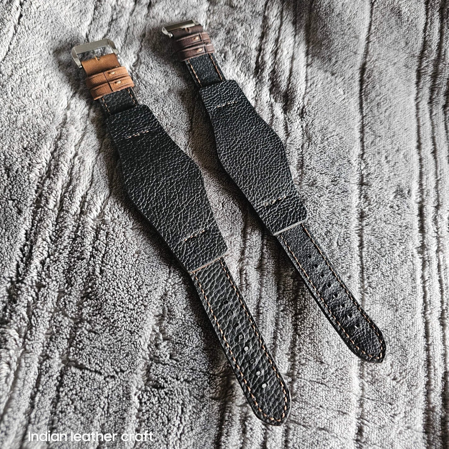 Indianleathercraft watch strap Fossil watch straps handmade