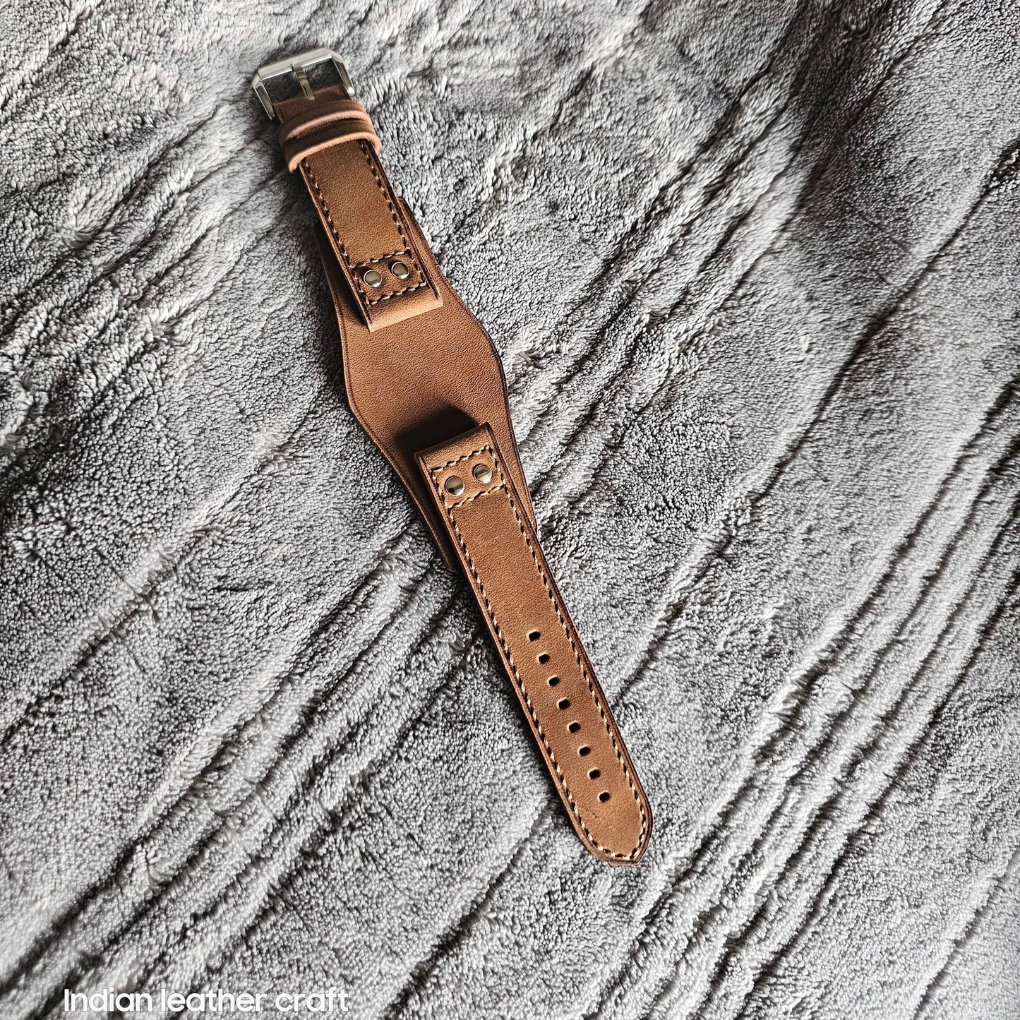 Indianleathercraft watch strap Fossil watch straps handmade