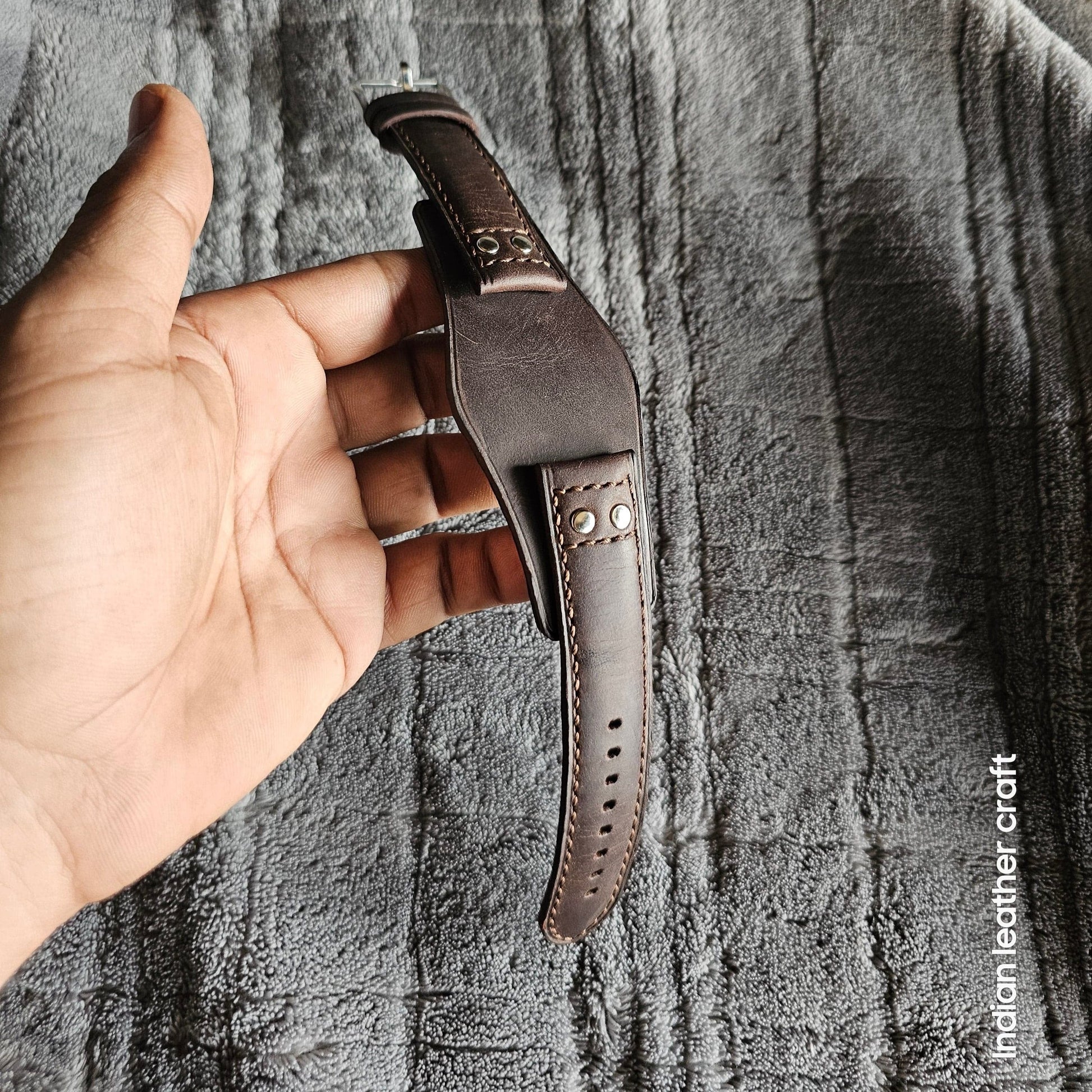 Indianleathercraft watch strap Fossil watch straps handmade