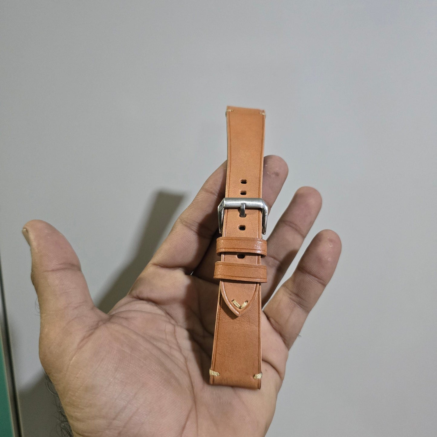 Indianleathercraft watch strap Vachetta leather strap