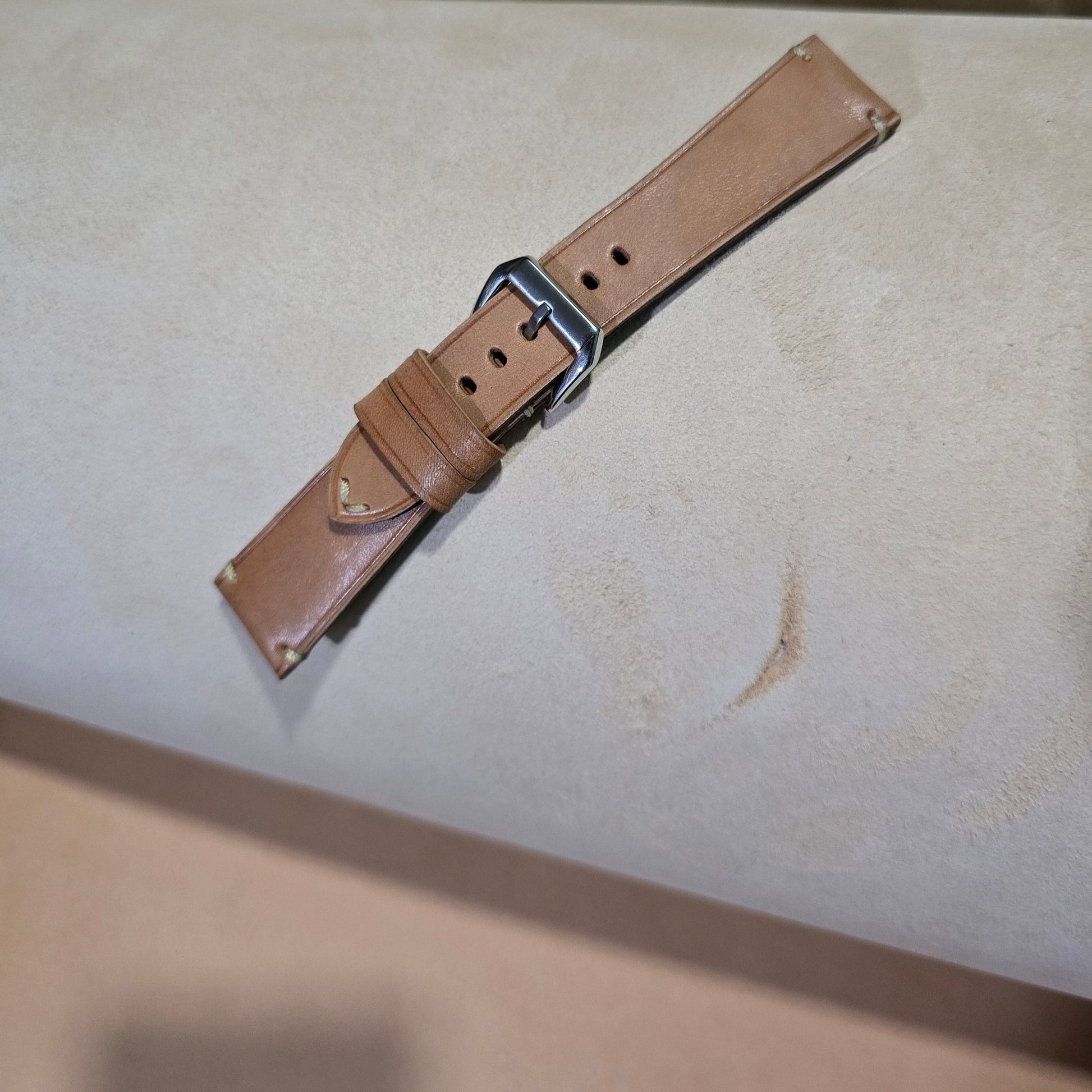 Indianleathercraft watch strap Vachetta leather strap