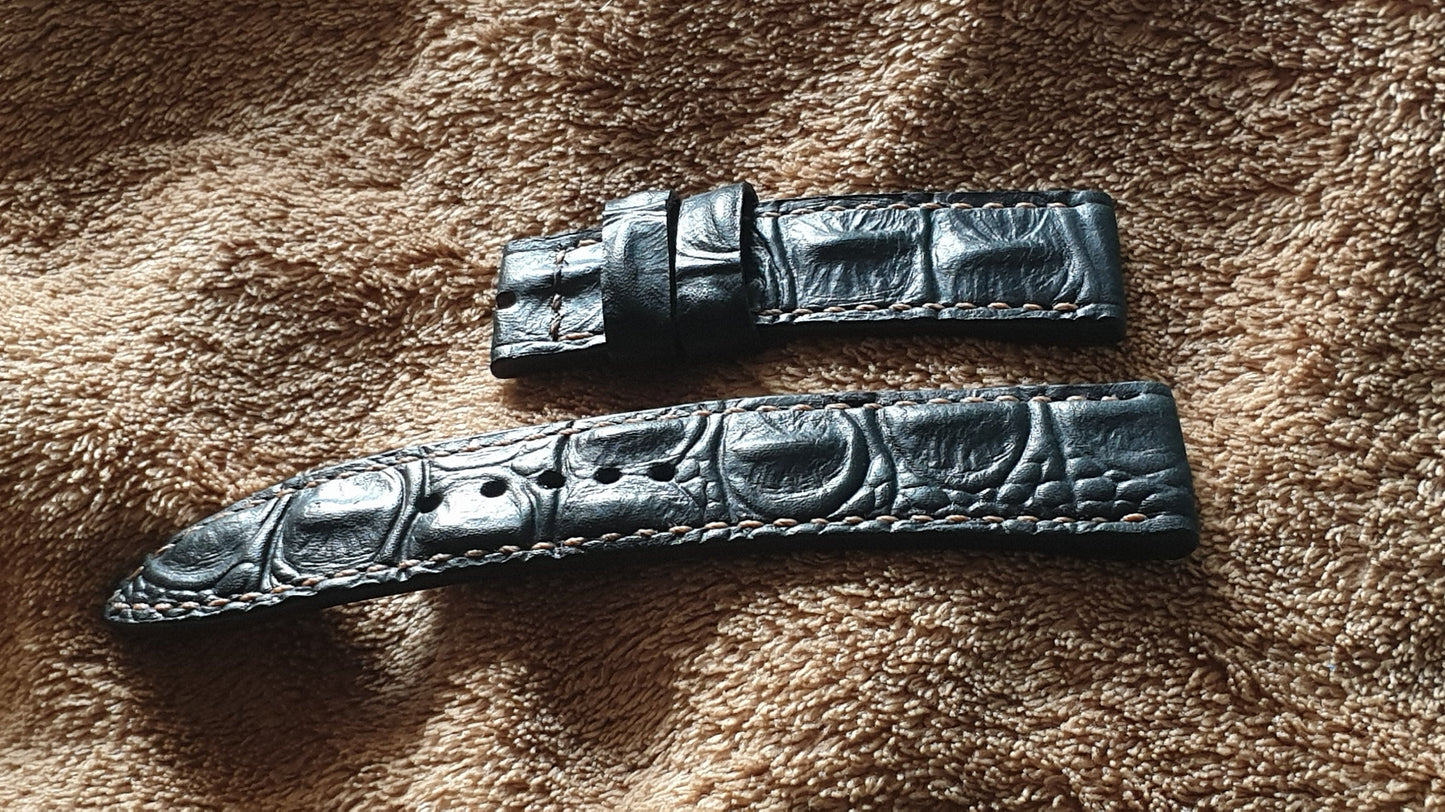 leather watch strap - Indianleathercraft