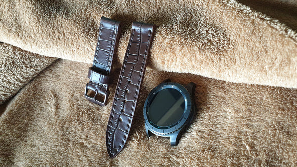 Leather strap for samsung galaxy best sale watch 46mm