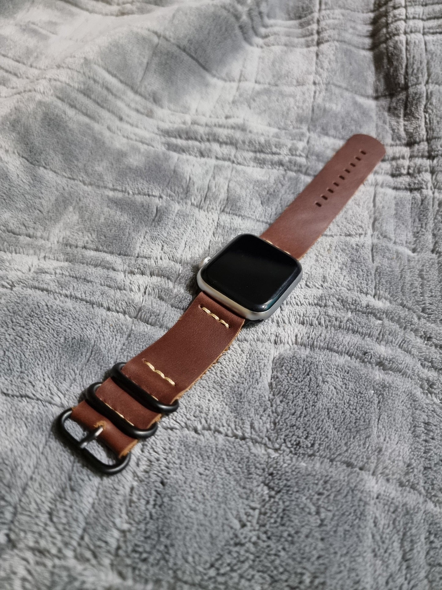 Indianleathercraft applestrap Fullgrain leather apple watch bands