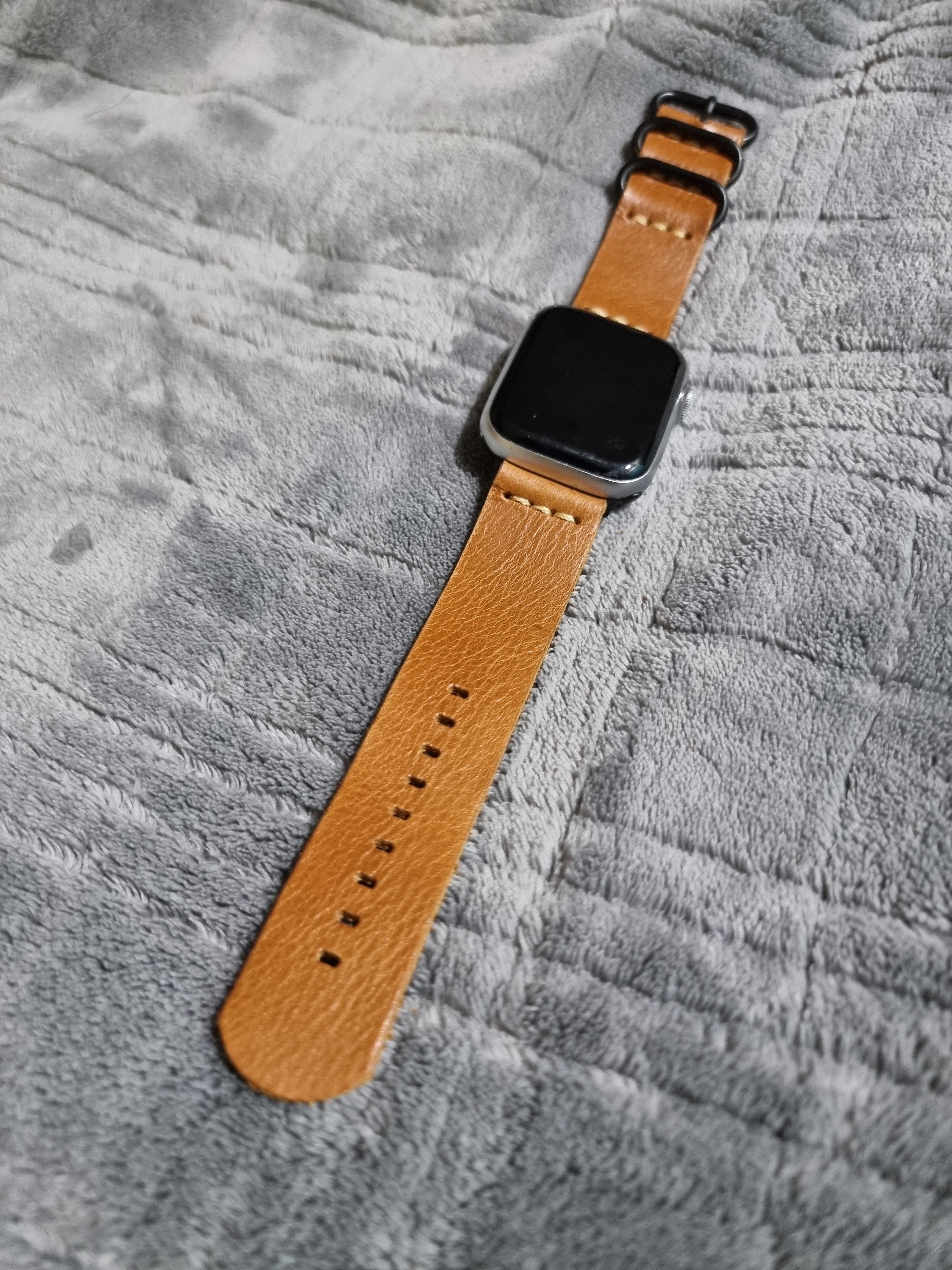 Full grain leather apple watch band hotsell