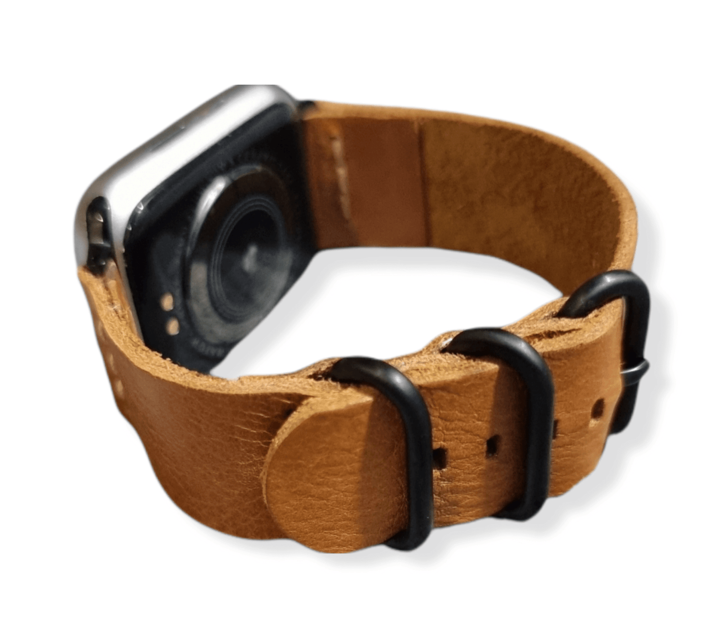 Indianleathercraft applestrap Series SE / Tan Fullgrain leather apple watch bands