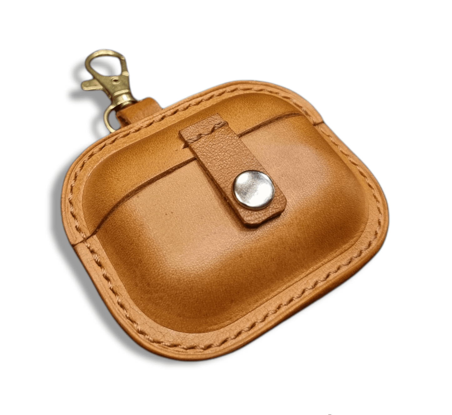 Indianleathercraft Handmade fullgrain leather airpod pro case