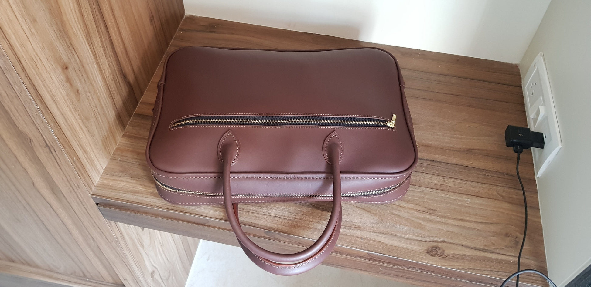 Indianleathercraft Handmade Fullgrain leather office bag