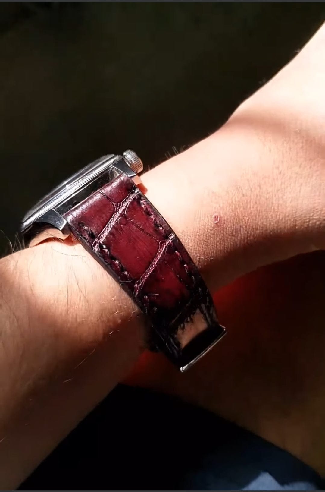 Indianleathercraft Handmade oris watch strap