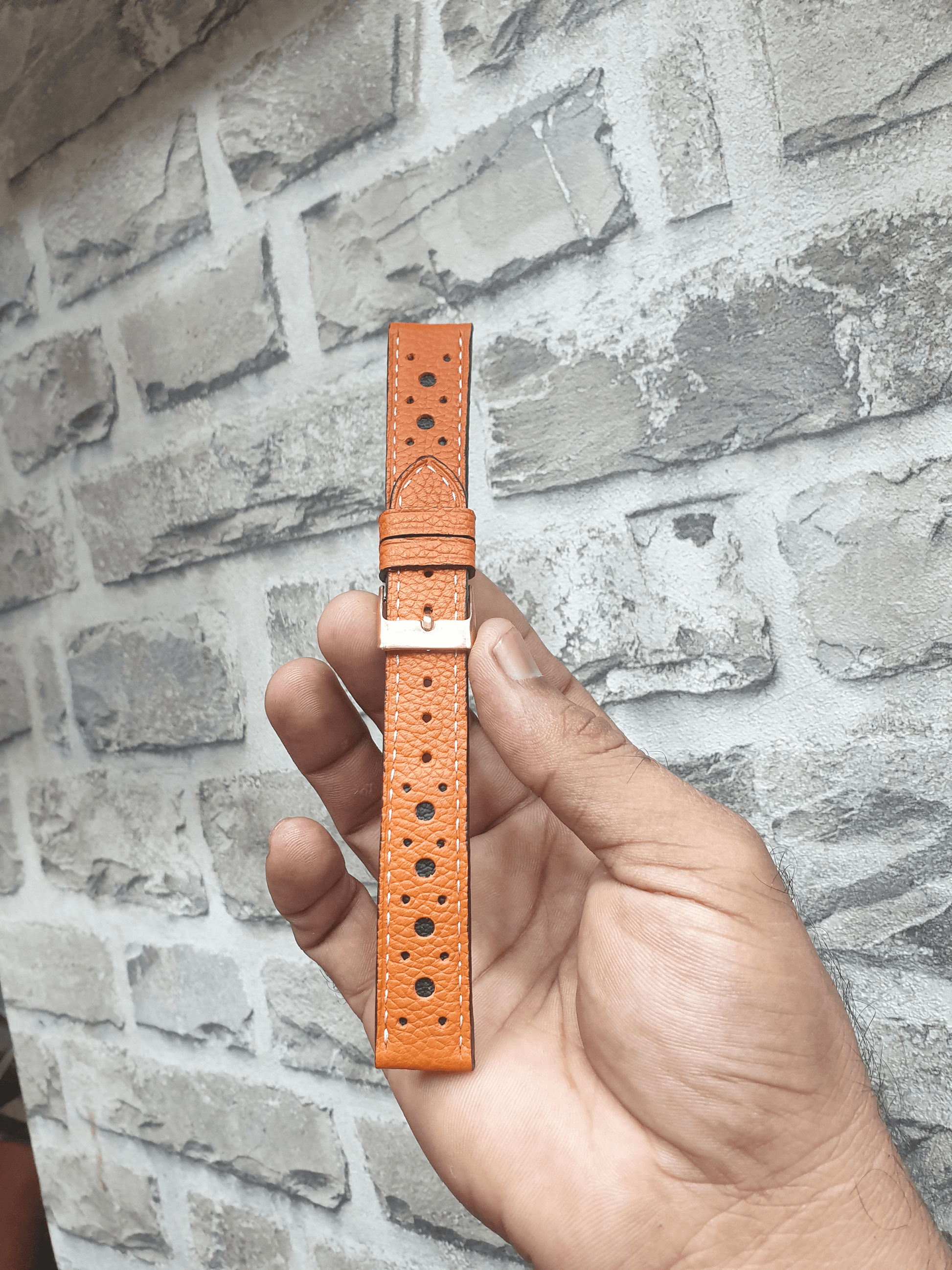 Indianleathercraft Handmade rally watch strap