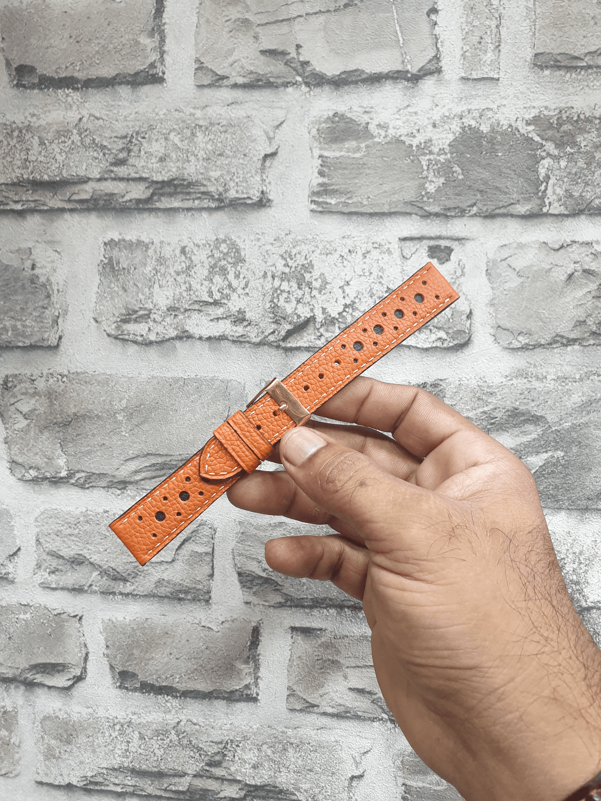 Indianleathercraft Handmade rally watch strap