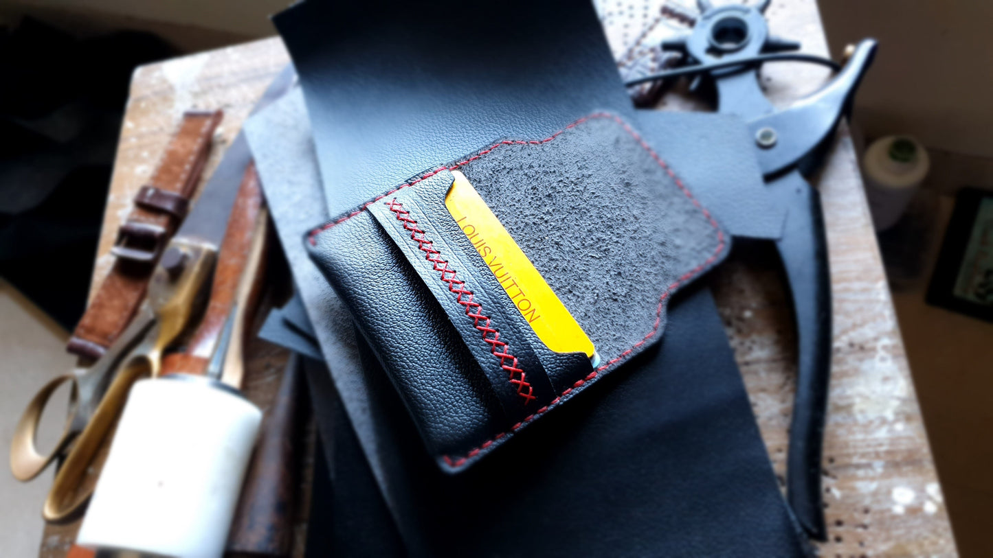 Leather card holder - Indianleathercraft