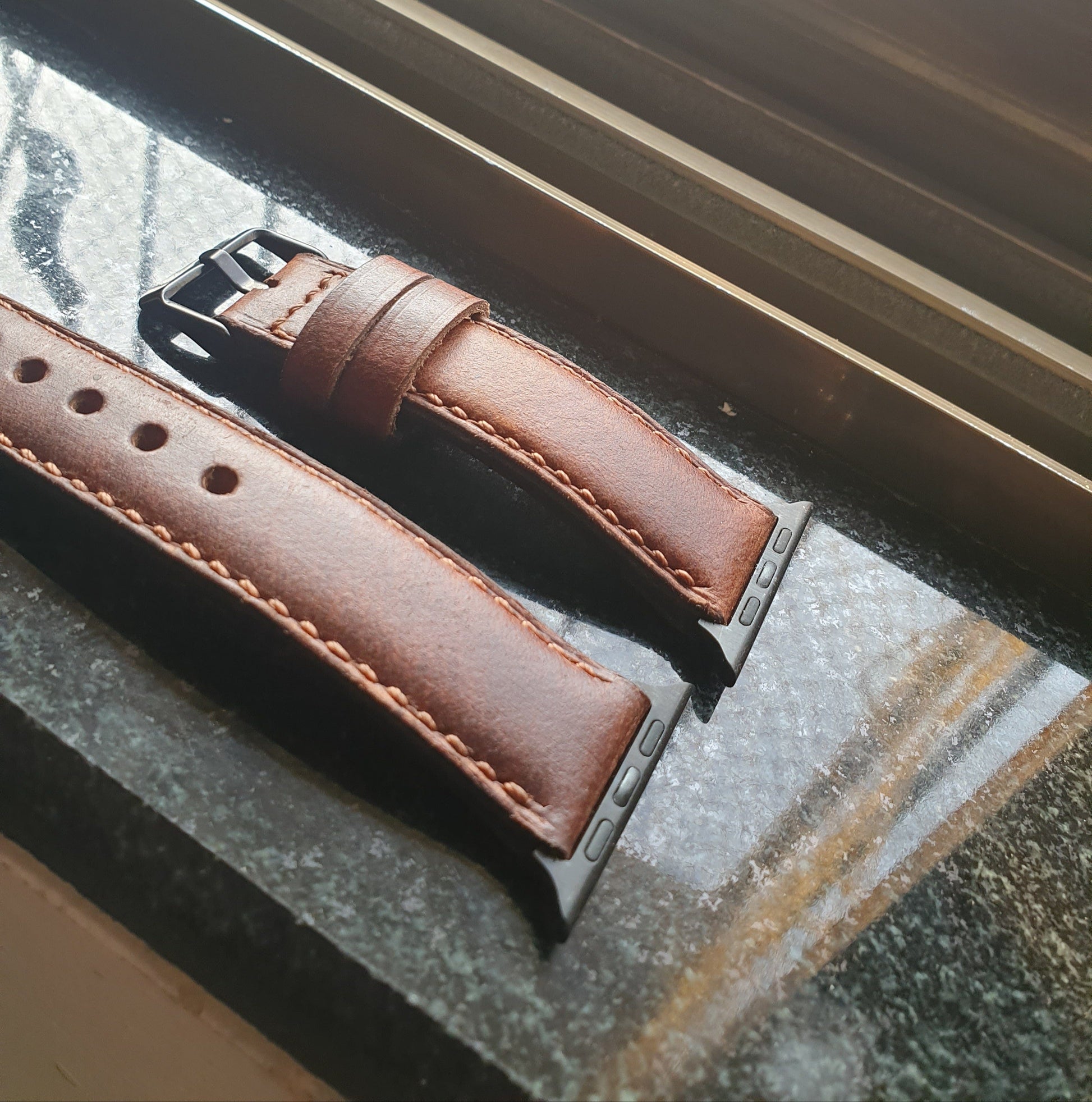 Indianleathercraft Leather strap for apple watch