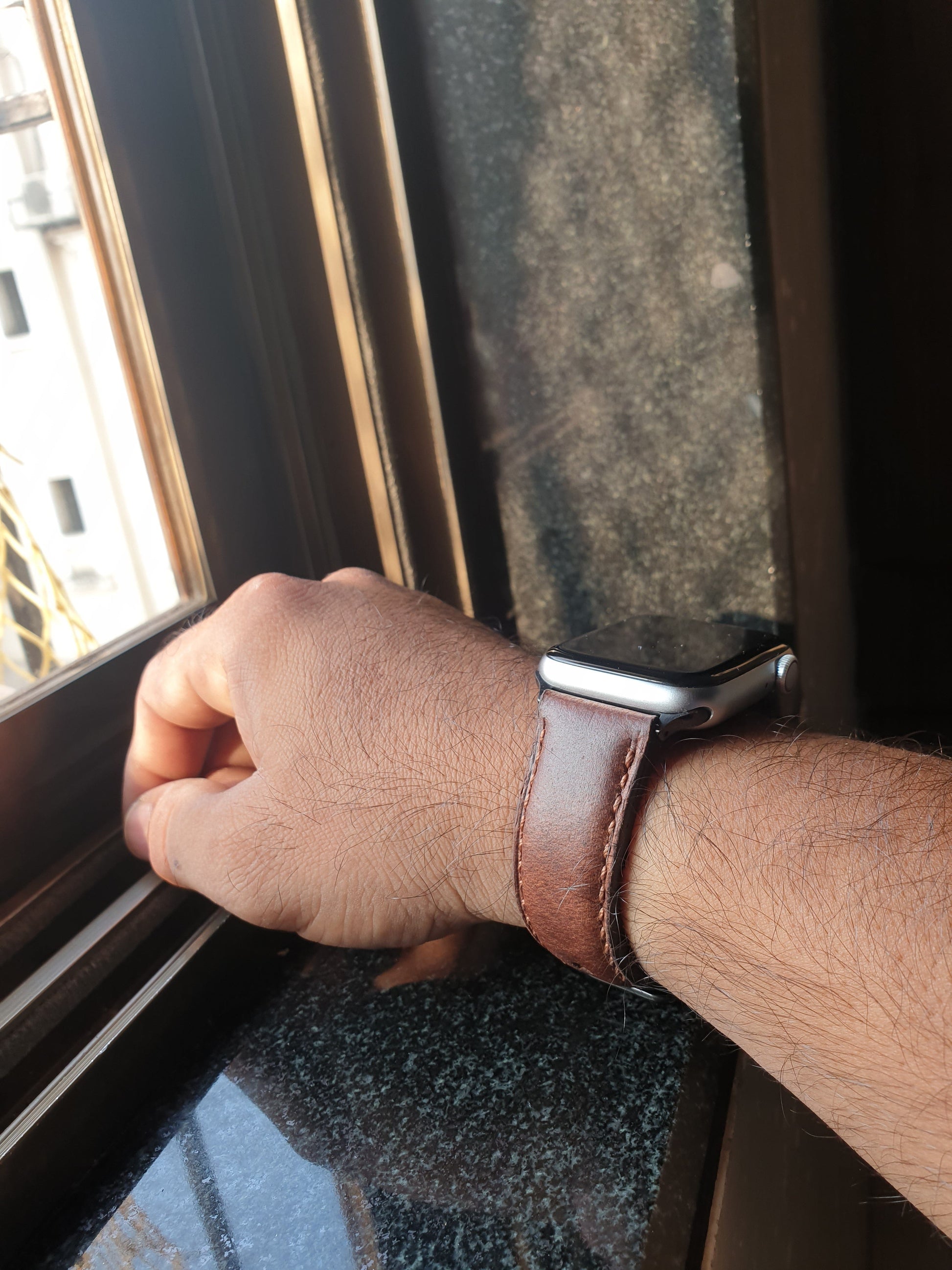 Indianleathercraft Leather strap for apple watch