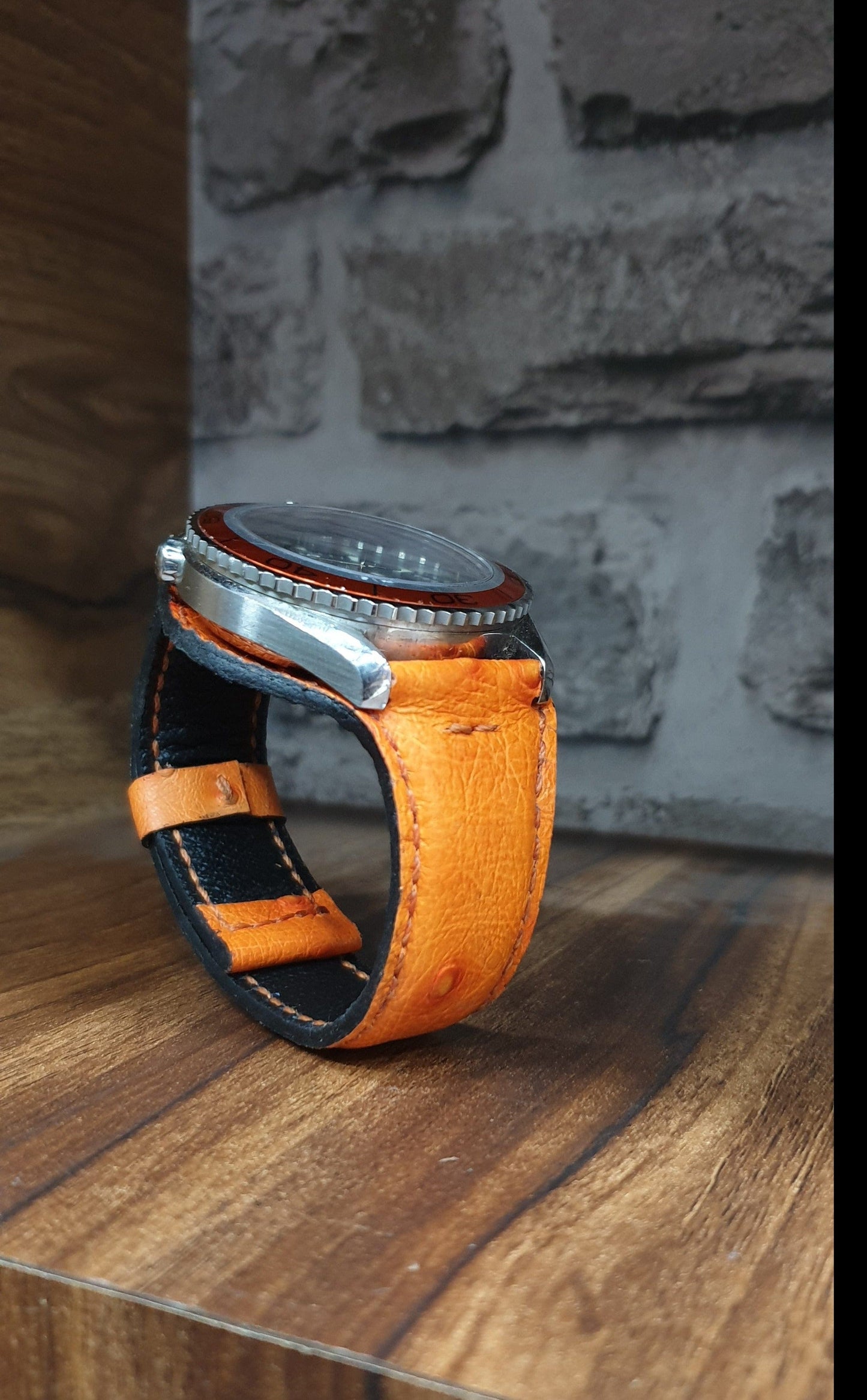 leather strap for omega sea master - Indianleathercraft