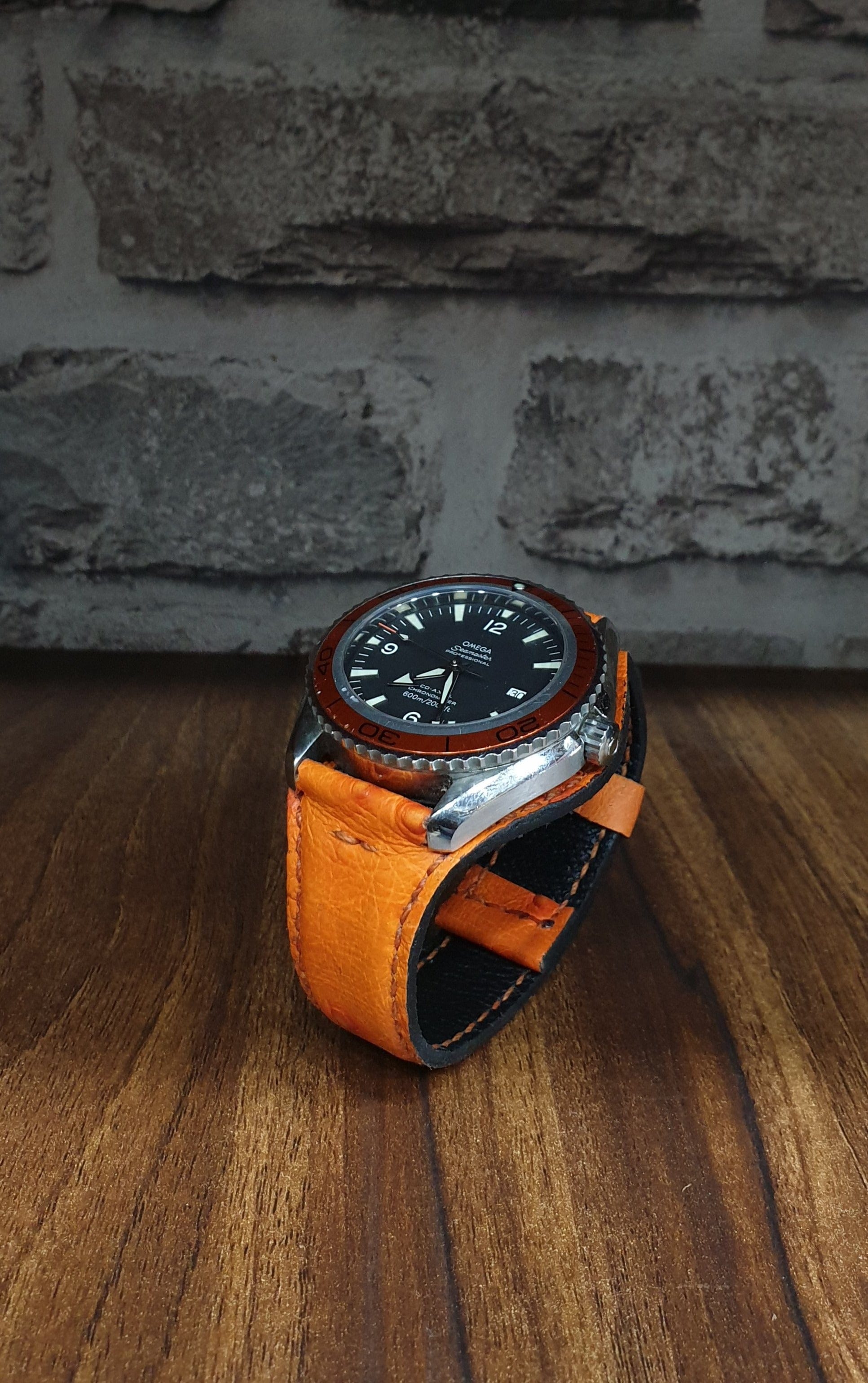 leather strap for omega sea master - Indianleathercraft