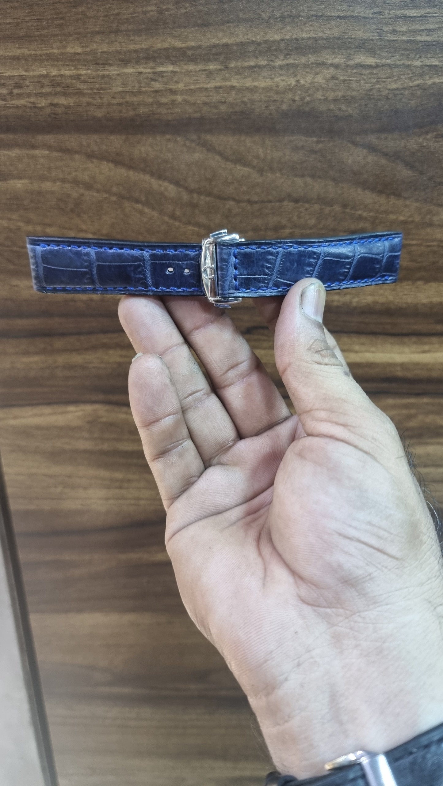 Indianleathercraft Omega leather watch strap