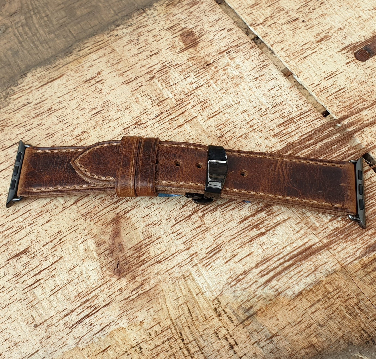 leather Apple watch strap - Indianleathercraft