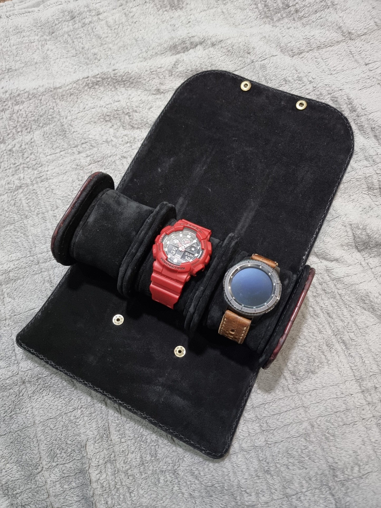 Indianleathercraft Watch Accessories Handmade Leather watch roll