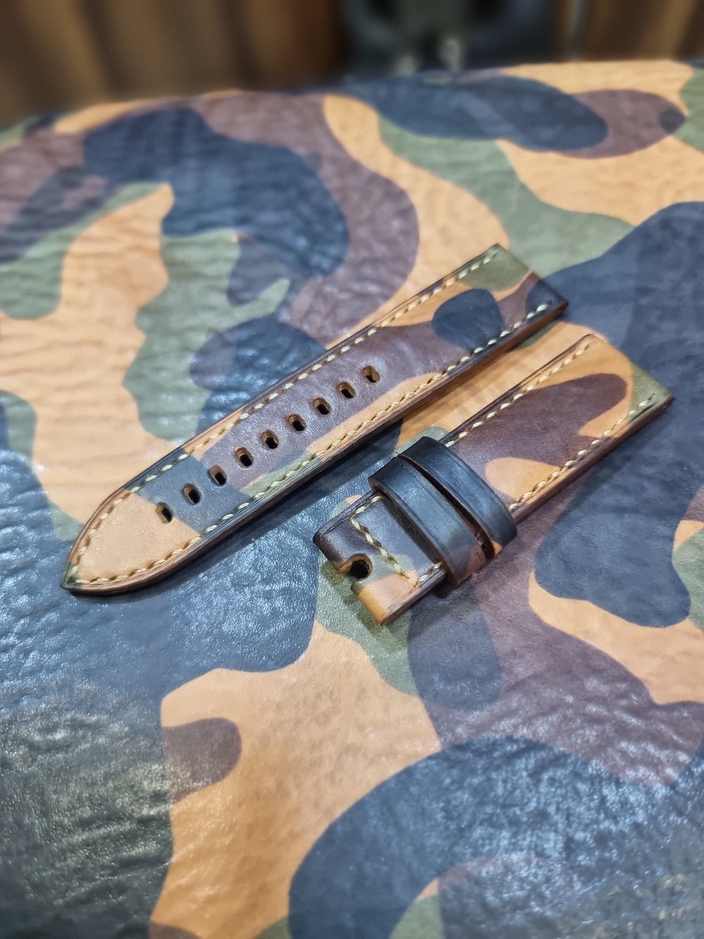 Indianleathercraft Watch Bands 24mm panerai leather strap