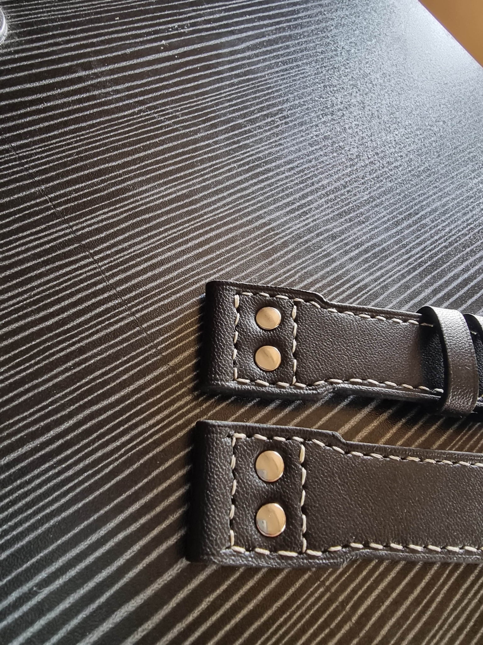Brown Leather Wristlet Strap Replacement for Pochette Wallet 