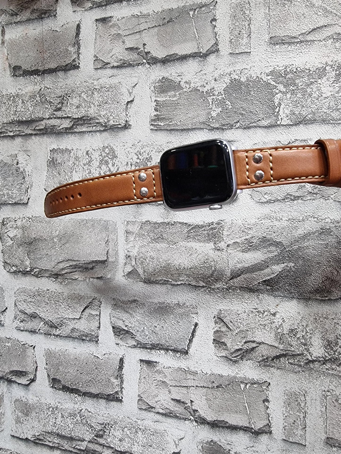 Indianleathercraft Watch Bands Handmade leather apple watch strap