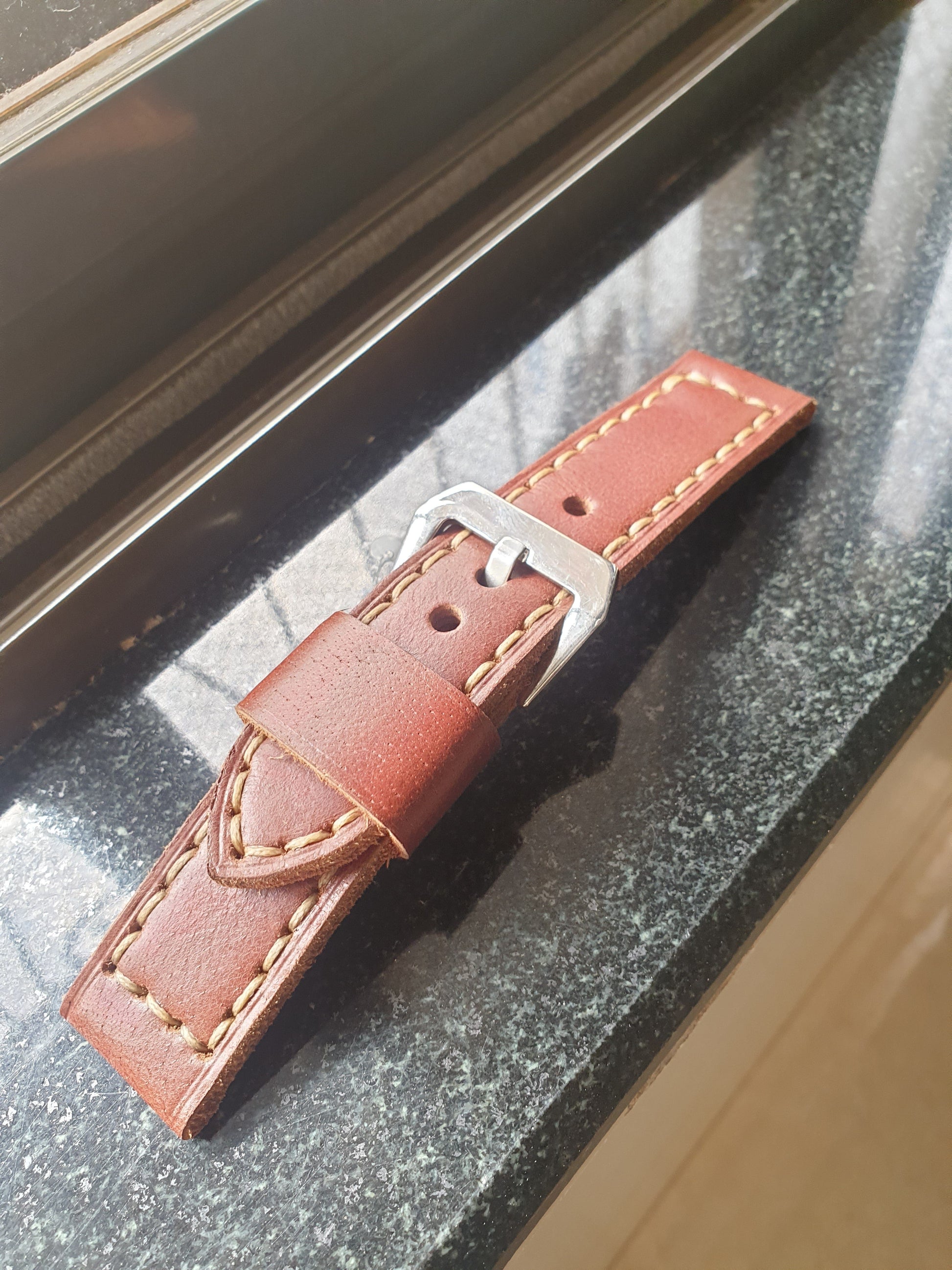 Indianleathercraft Watch Bands Handmade panerai leather strap