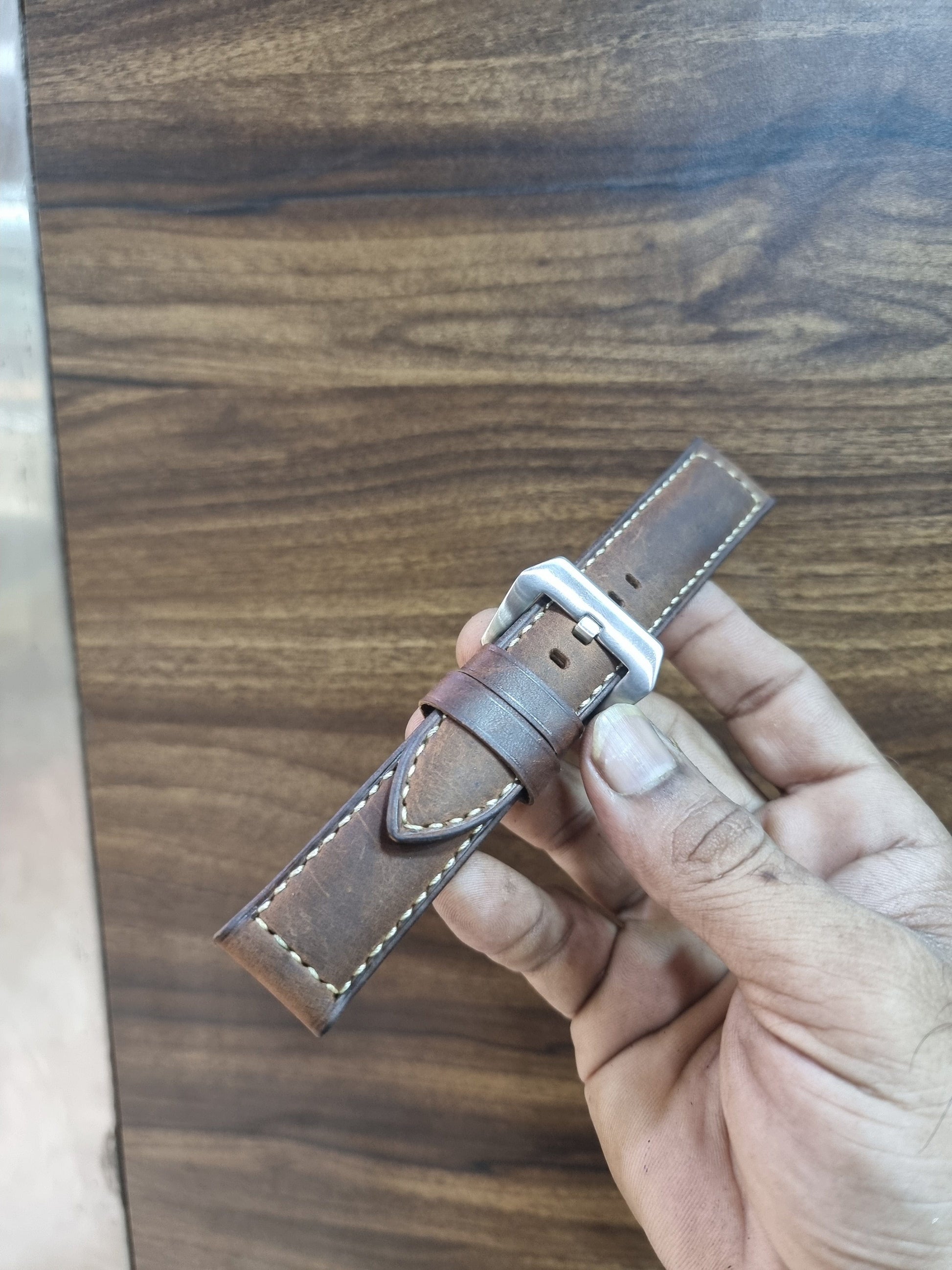 Indianleathercraft Watch Bands Handmade panerai watch leather strap